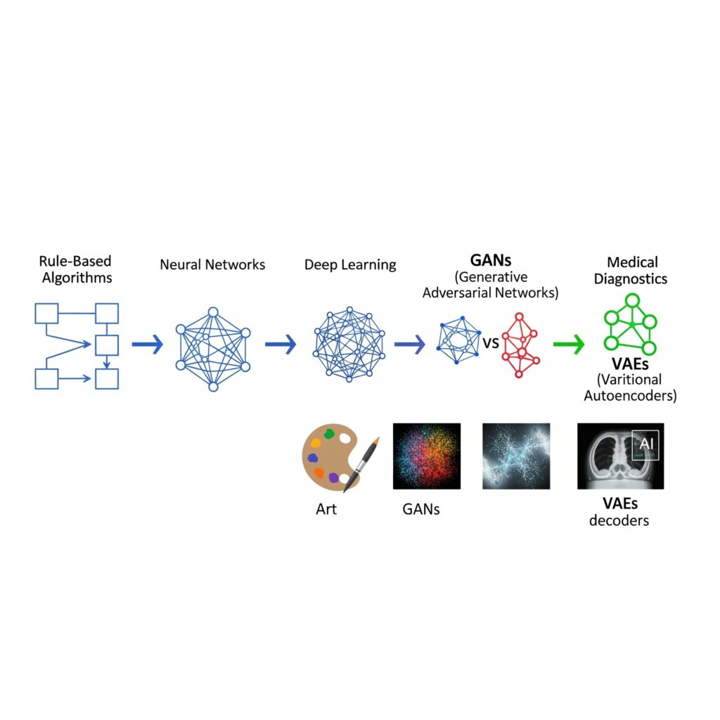 Linha do tempo da IA Generativa