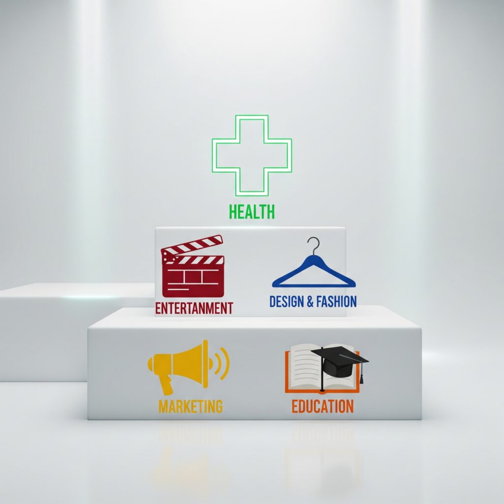 áreas de aplicação da IA Generativa