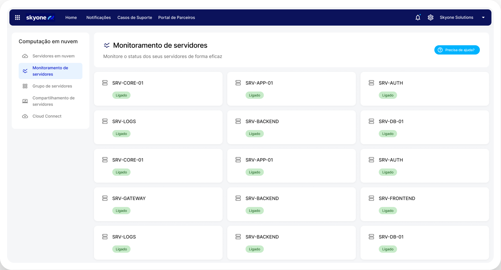 Gestão inteligente e autoajustável