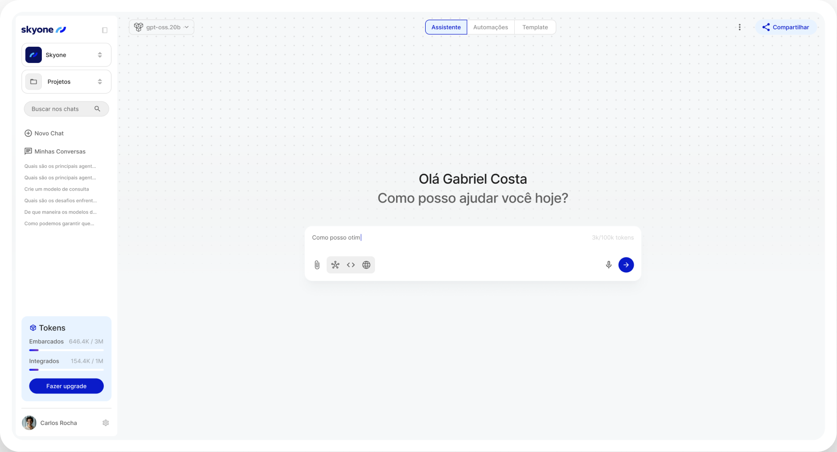 Plataforma de dados pronta para IA